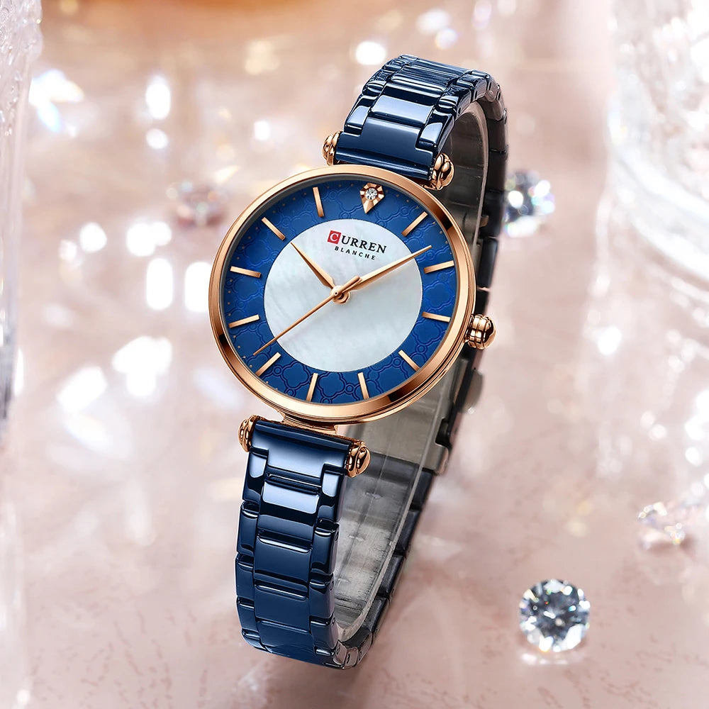 Orologio Donna CURREN Quarzo Sottile in Acciaio Inossidabile — Elegante e Minimalista