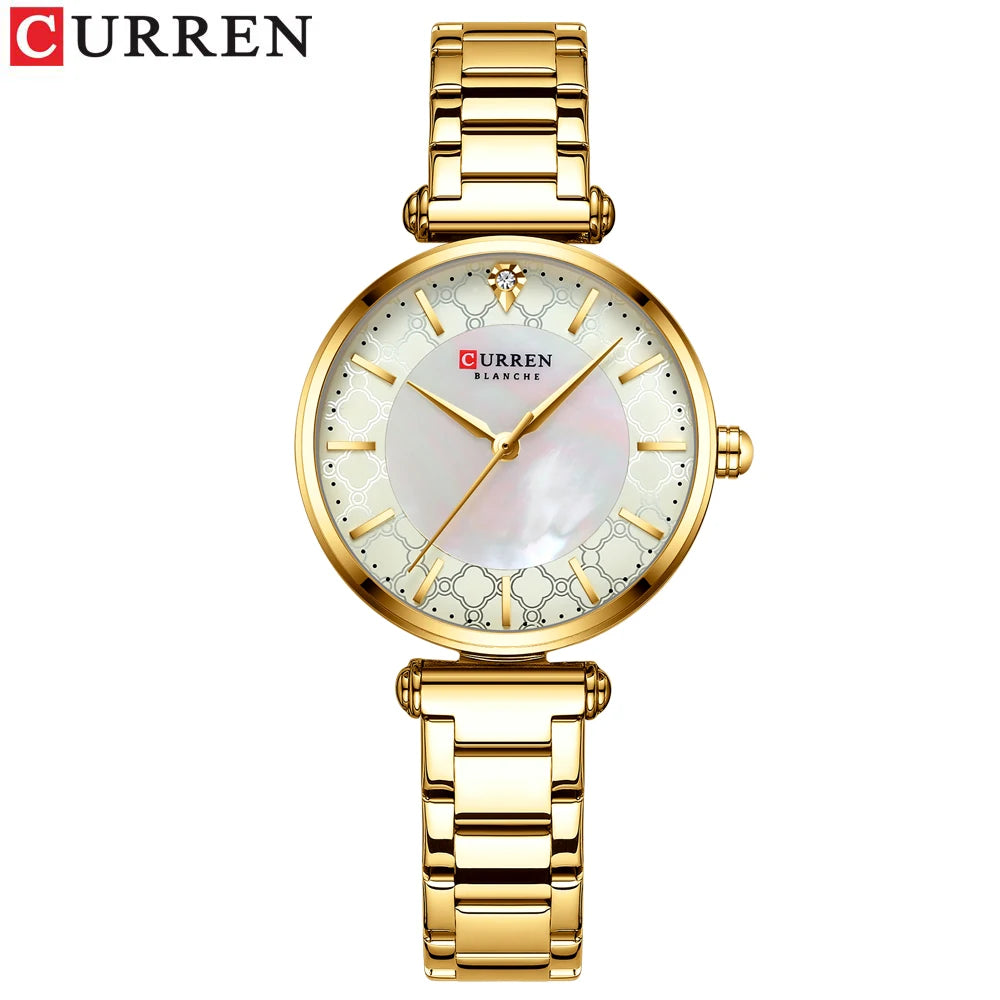 Orologio Donna CURREN Quarzo Sottile in Acciaio Inossidabile — Elegante e Minimalista