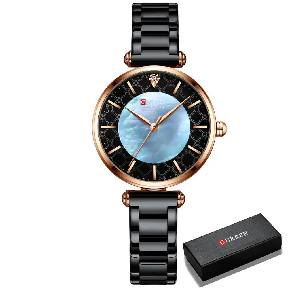Orologio Donna CURREN Quarzo Sottile in Acciaio Inossidabile — Elegante e Minimalista