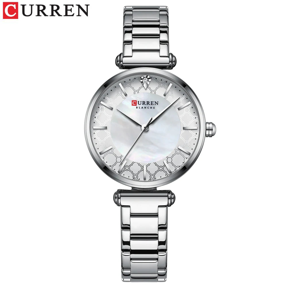 Orologio Donna CURREN Quarzo Sottile in Acciaio Inossidabile — Elegante e Minimalista