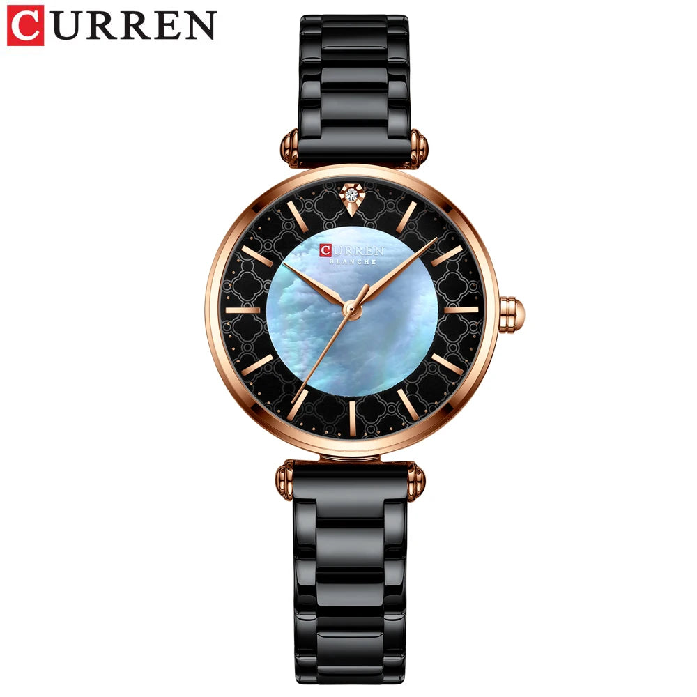 Orologio Donna CURREN Quarzo Sottile in Acciaio Inossidabile — Elegante e Minimalista