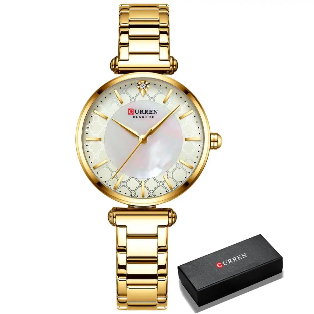 Orologio Donna CURREN Quarzo Sottile in Acciaio Inossidabile — Elegante e Minimalista