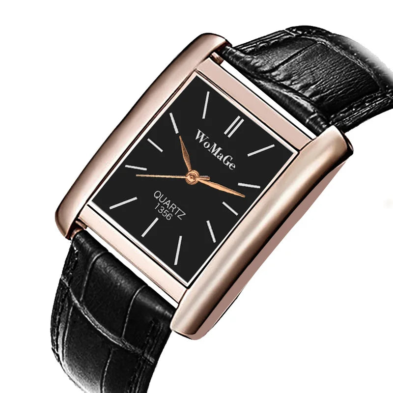 Orologio Donna Rettangolare Luxury | Cinturino in Pelle