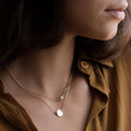 Layered Coin Necklace Handmade Pearl Jewelry Gold Filled Choker Handmade Gold Collier Femme Kolye Collares Boho Women Jewelry