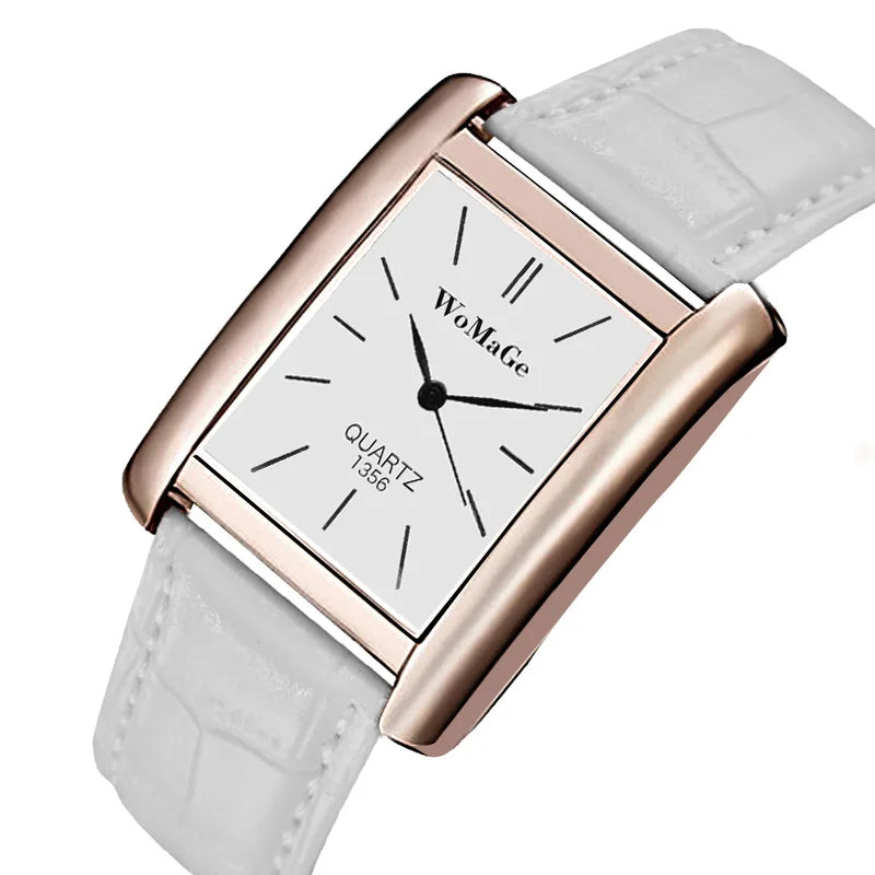 Orologio Donna Rettangolare Luxury | Cinturino in Pelle