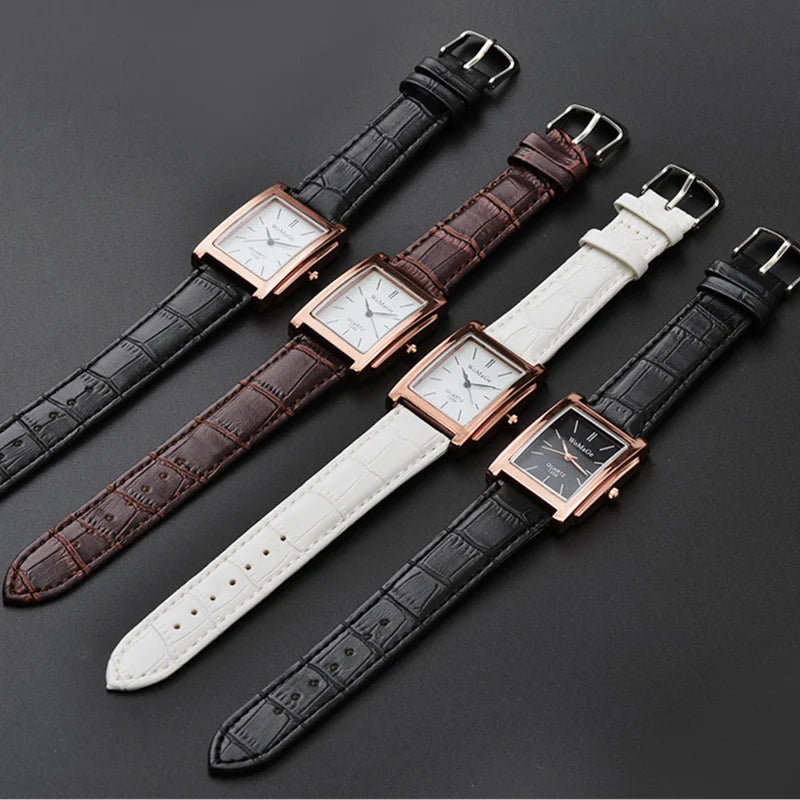 Orologio Donna Rettangolare Luxury | Cinturino in Pelle