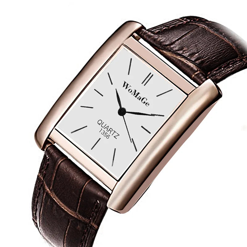 Orologio Donna Rettangolare Luxury | Cinturino in Pelle