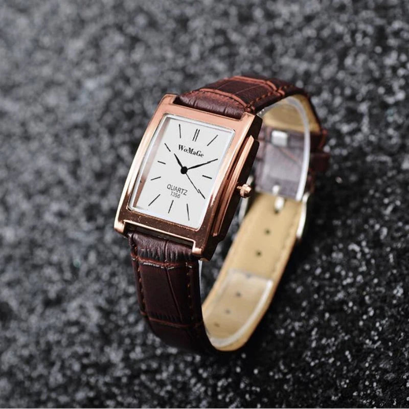 Orologio Donna Rettangolare Luxury | Cinturino in Pelle
