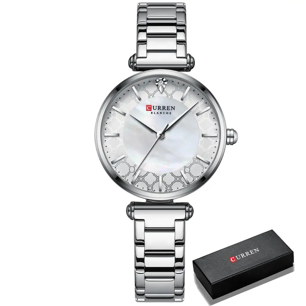 Orologio Donna CURREN Quarzo Sottile in Acciaio Inossidabile — Elegante e Minimalista