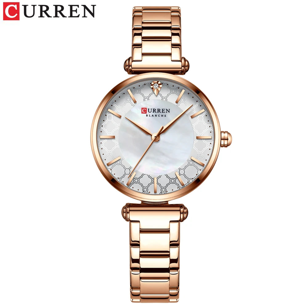 Orologio Donna CURREN Quarzo Sottile in Acciaio Inossidabile — Elegante e Minimalista