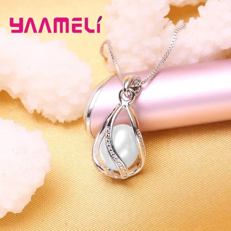Set Gioielli Perle Argento 925 con Orecchini – uGlam