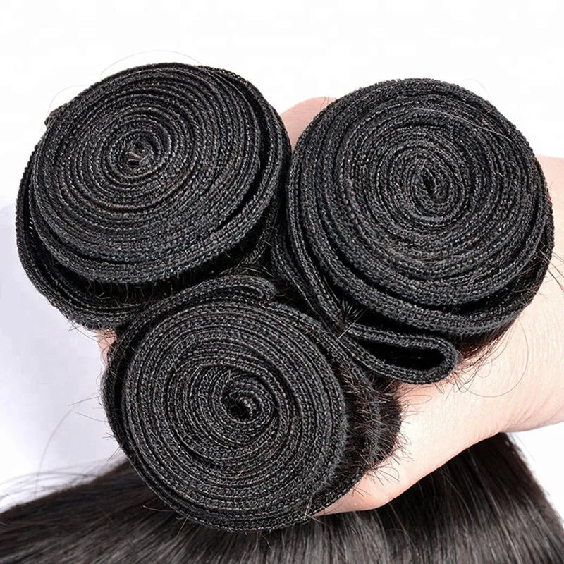 MOCHA Hair  Straight Hair 16"- 28" 10A Brazilian Remy Hair Natural Color 100% Unprocessed Human Hair Extension Free Shipping