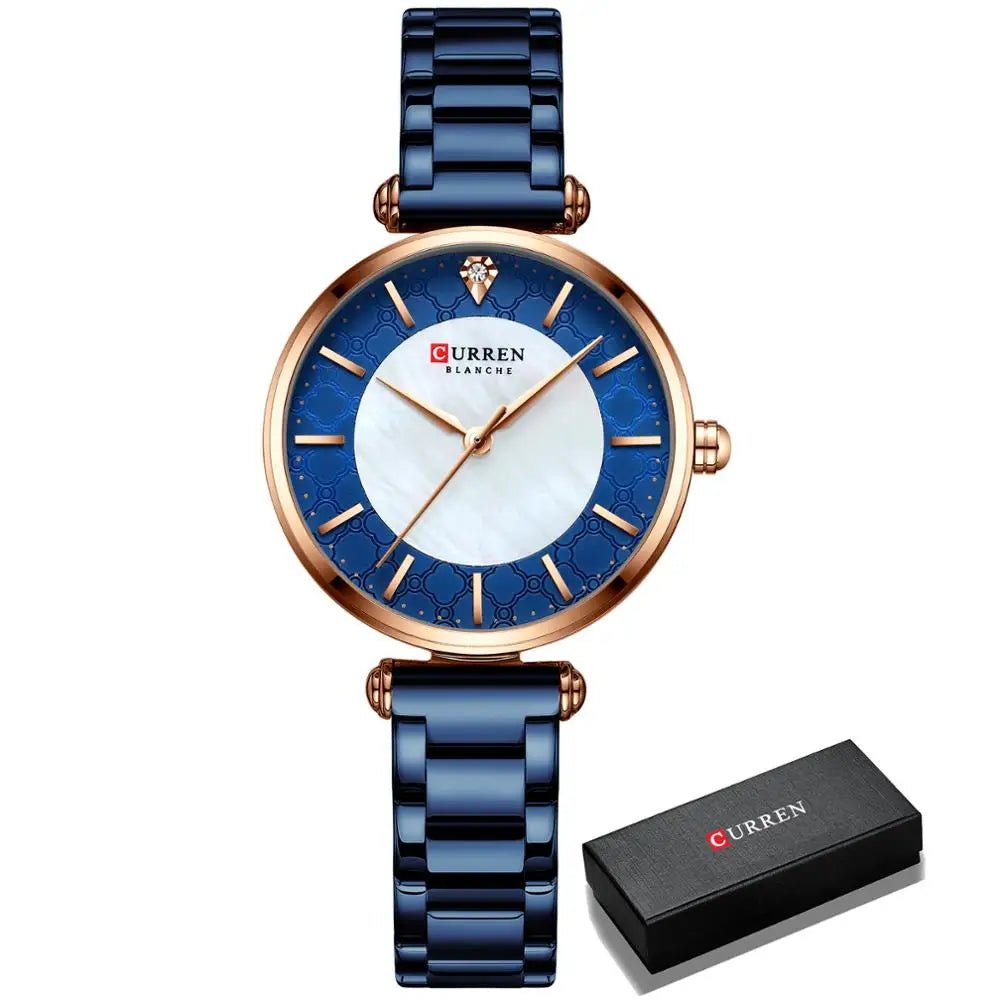 Orologio Donna CURREN Quarzo Sottile in Acciaio Inossidabile — Elegante e Minimalista