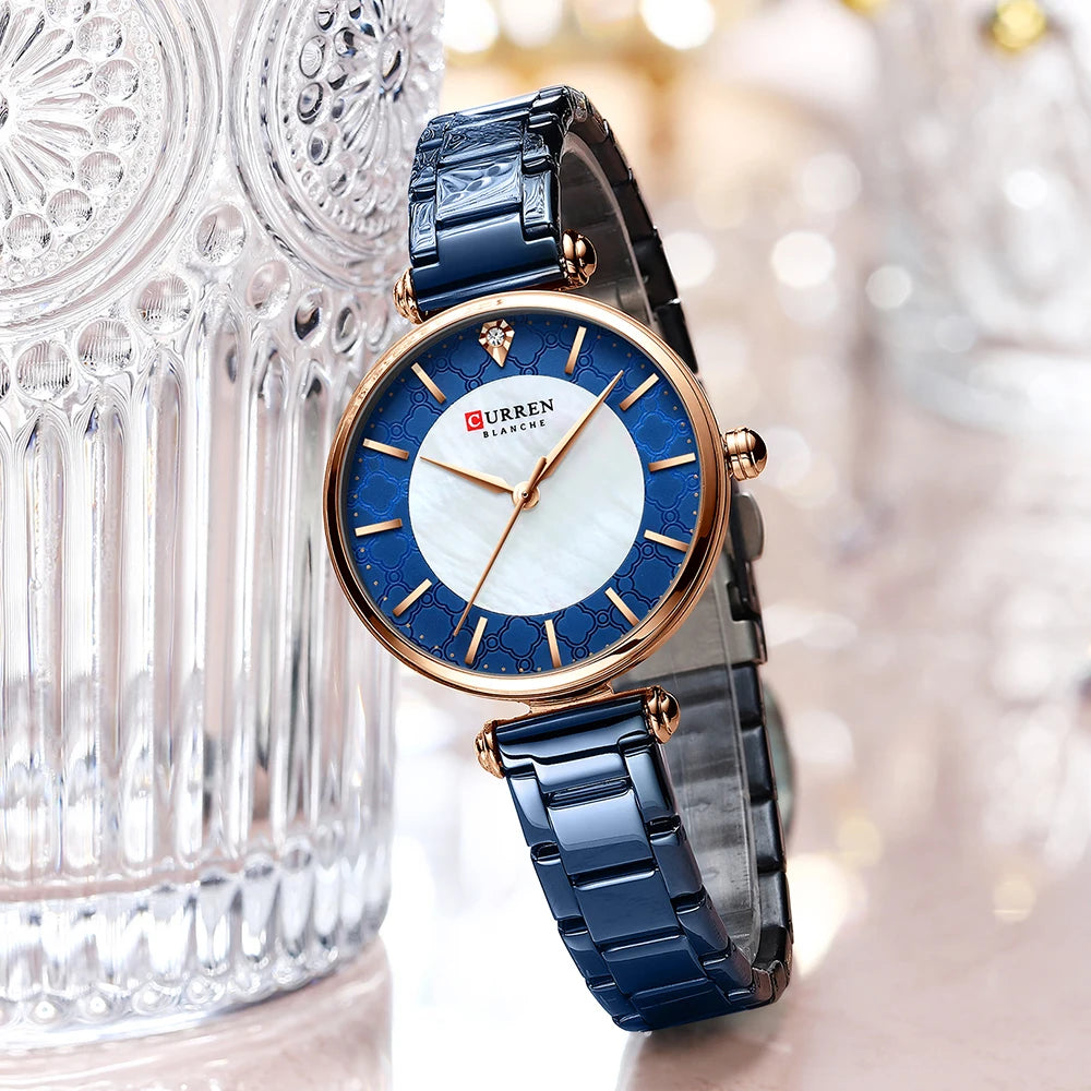 Orologio Donna CURREN Quarzo Sottile in Acciaio Inossidabile — Elegante e Minimalista