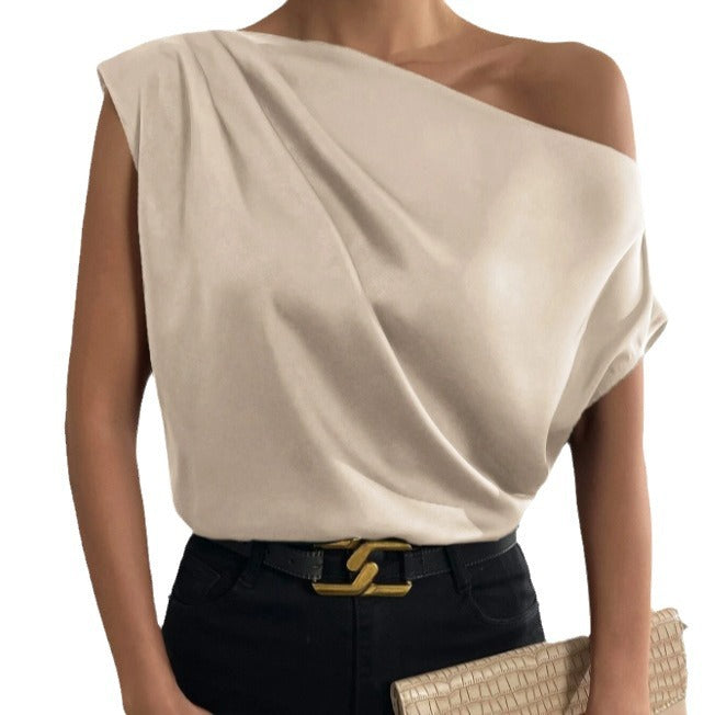 Top Satin Off-Shoulder – uGlam
