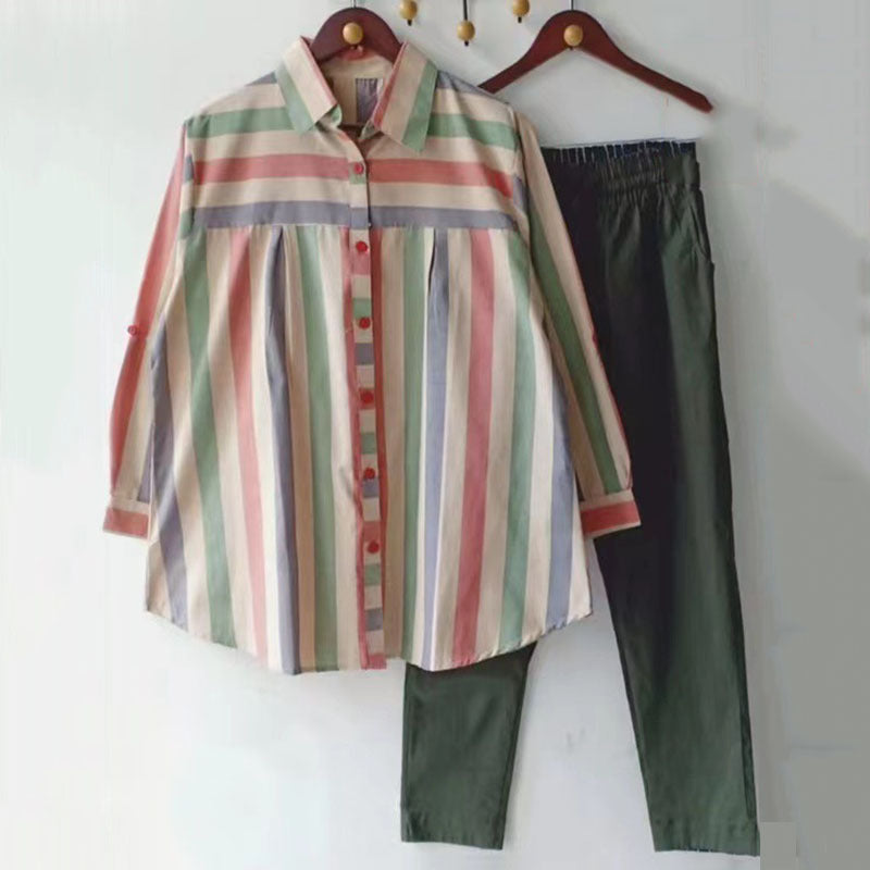 Tuta Casual Plus Size Primavera