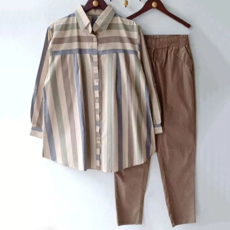 Tuta Casual Plus Size Primavera