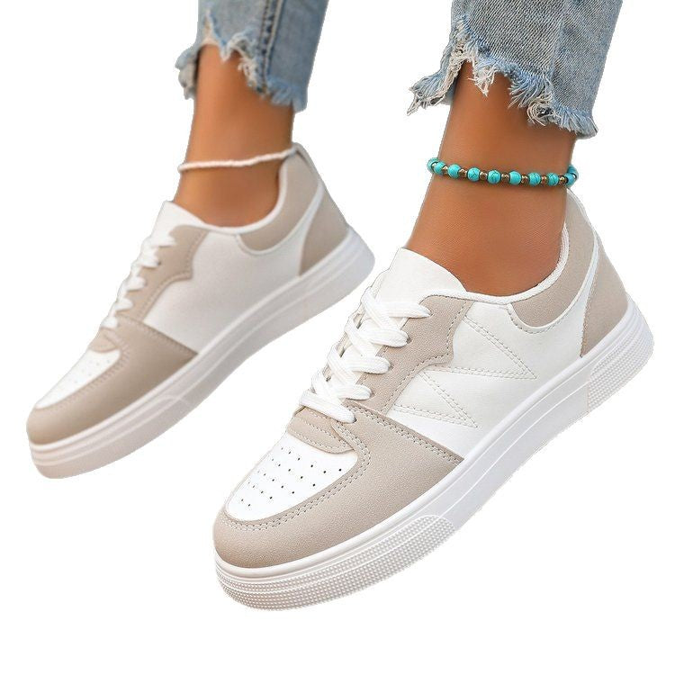 Sneakers Donna Bianche Casual Lace-Up