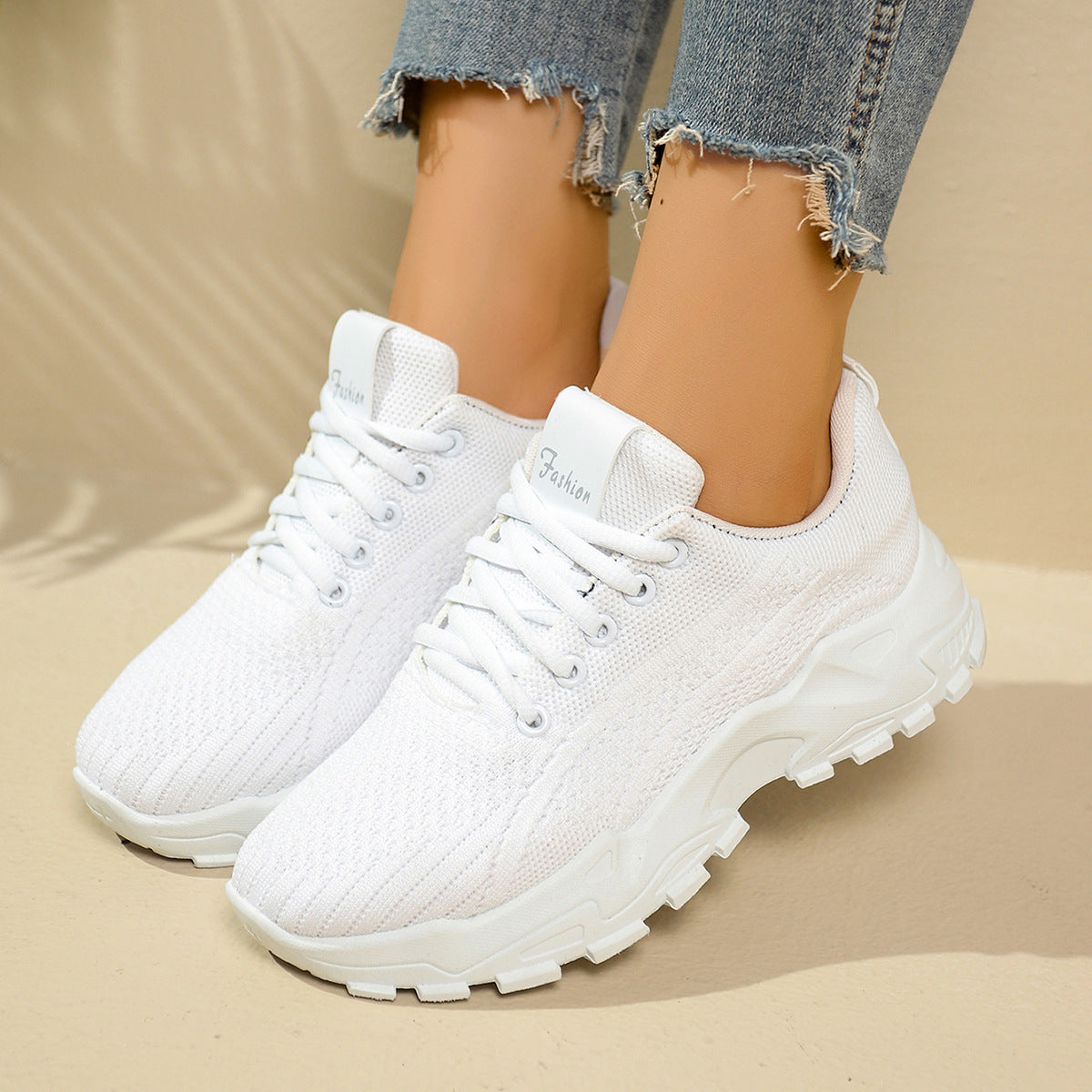 Sneakers Donna Traspiranti Casual Suola Morbida