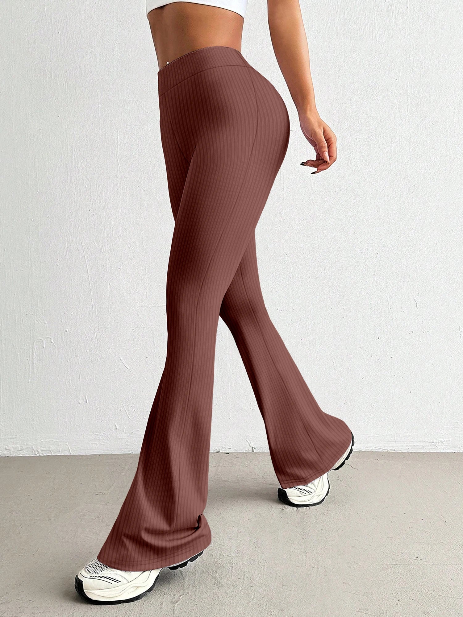 Pantaloni Flare a Vita Alta – uGlam