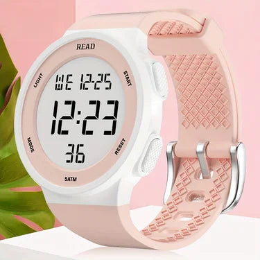 Orologio Donna Digitale Sport LED | Impermeabile 5ATM