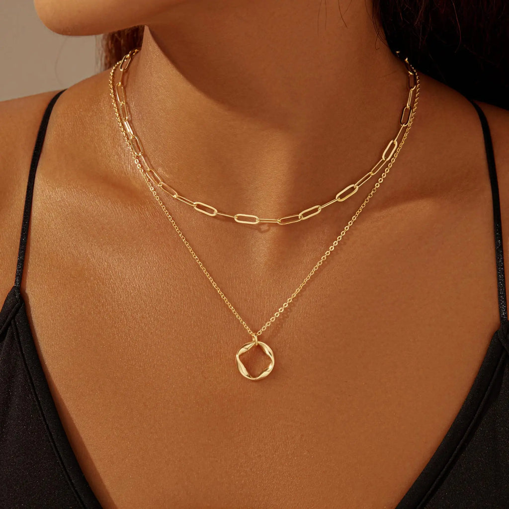 Collana Layered Oro 14K – uGlam