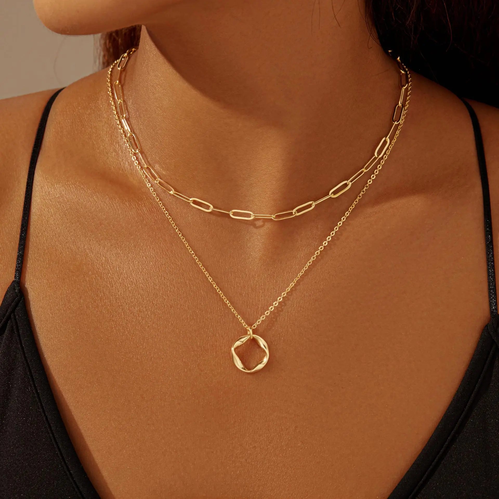 Collana Layered Oro 14K – uGlam