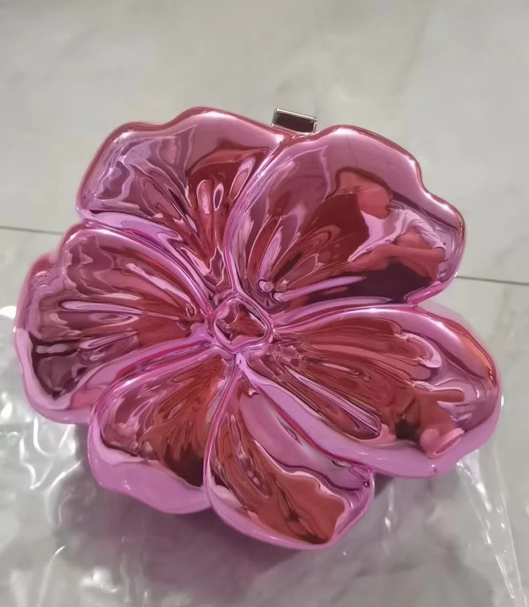 Donna a Spalla Borsa Borsa Mini Donna da Sera Dorato Argento
