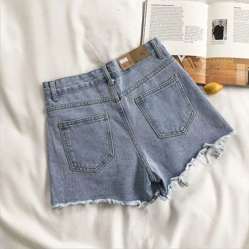 Shorts Denim Y2K Vita Alta – uGlam
