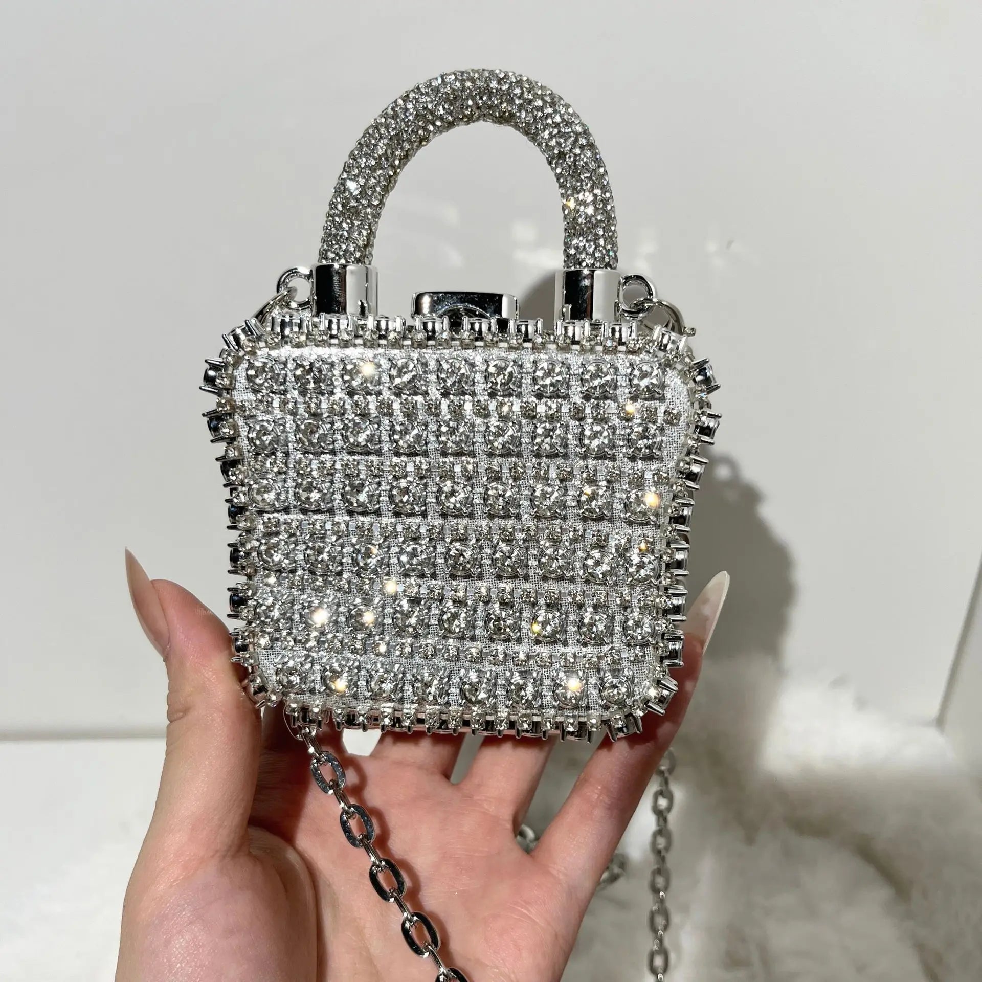 Mini da Sera Borse Catena Borsa a Tracolla Borsa Donna