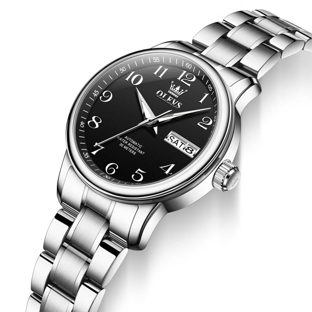 Orologio Donna OLEVS Automatico Meccanico Luxury | Acciaio Impermeabile Luminoso | uGlam