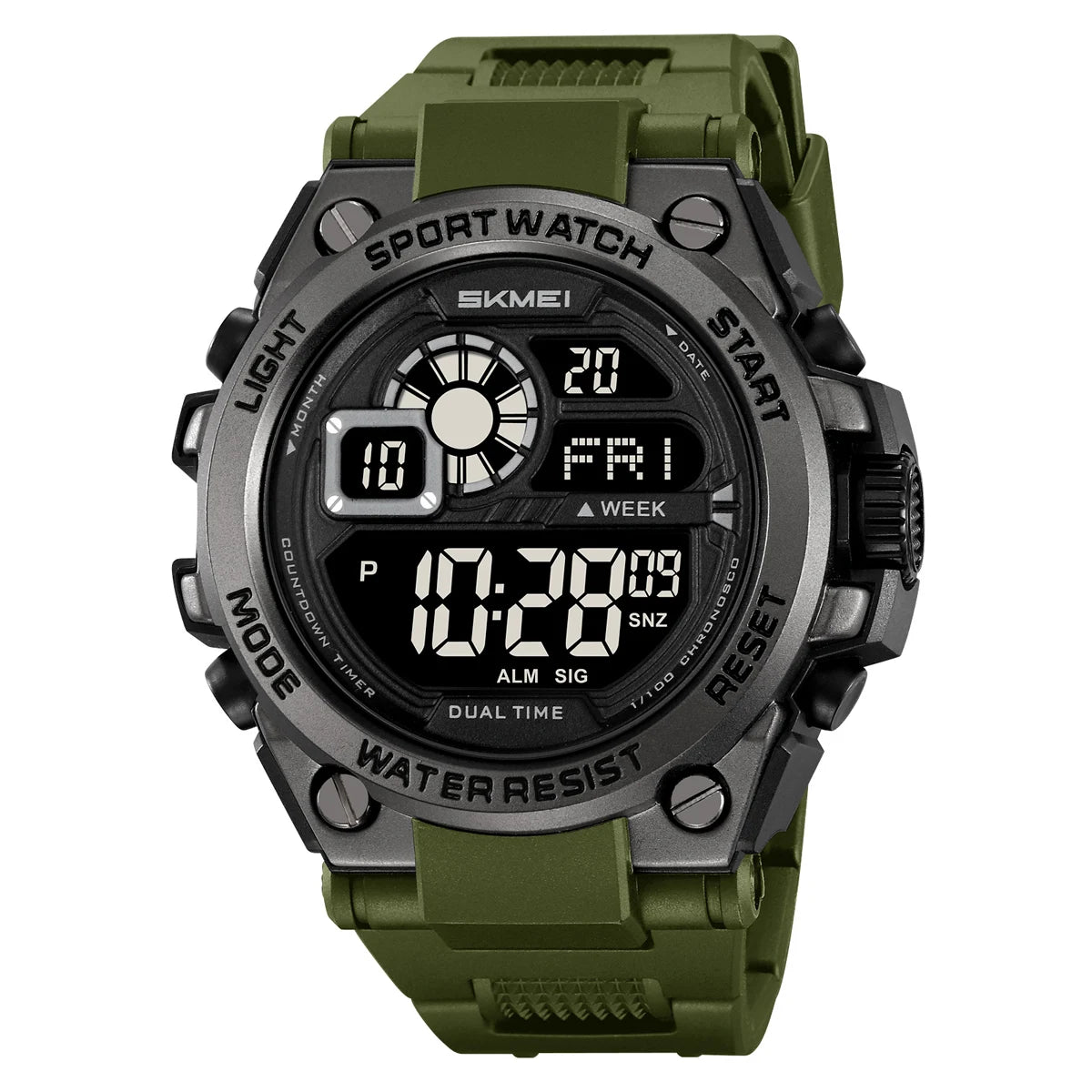 Orologio Digitale Militare SKMEI | Sport Luminoso Impermeabile 30m