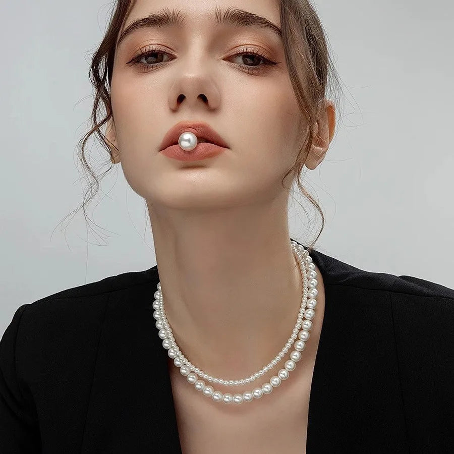 Collana Perle Doppio Strato – uGlam