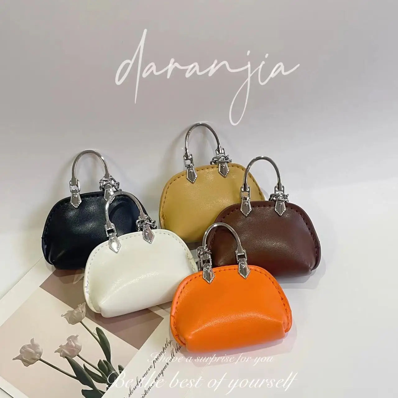 Mini Small Bag Exquisite Bag Pendant Chain Shell Bag Keychain Crossbody Bag Decoration Creative Gift DIY  Women Bag Accessarie