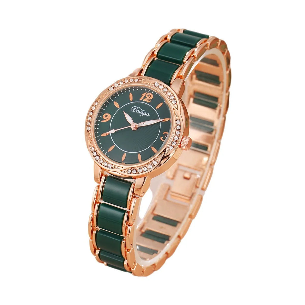 Orologio Donna Bracciale Quarzo con Numeri Romani — Elegante e Resistente agli Urti | VNWCT