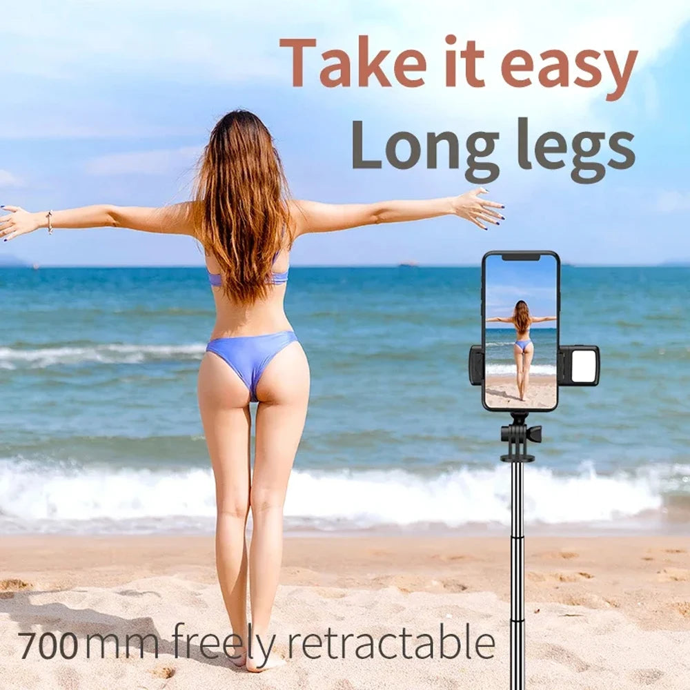 Selfie Stick 3in1 con Luce LED e Telecomando – uGlam