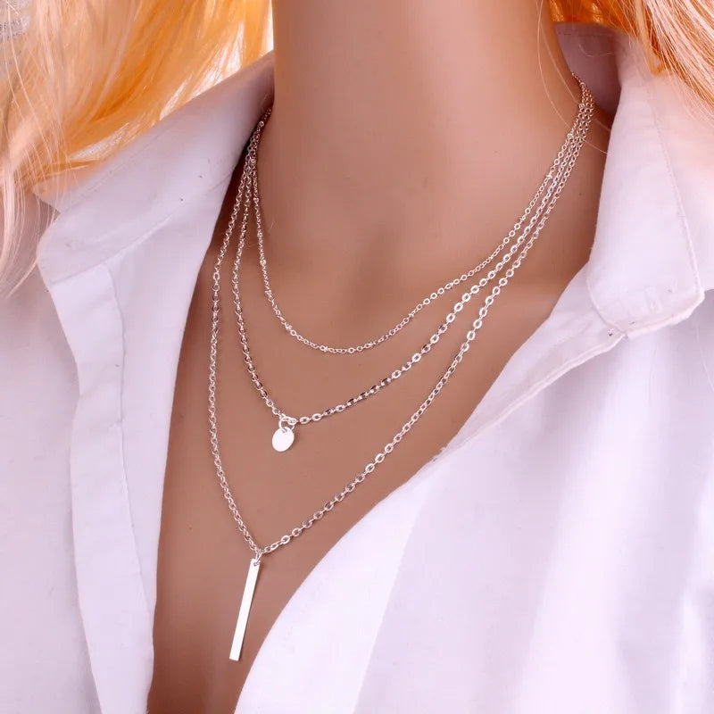 Catena Collana Dorato Collana Donna