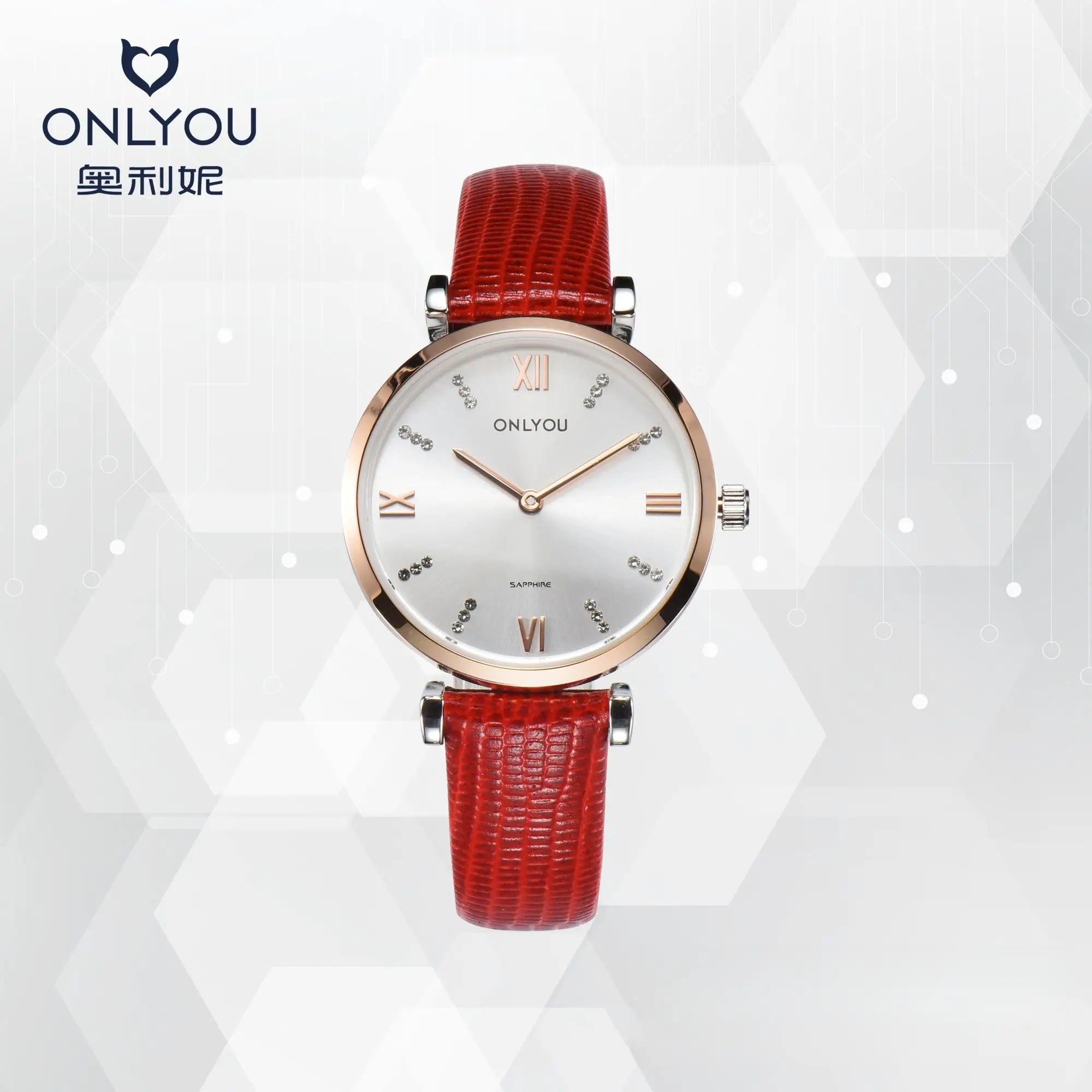 Orologio Donna ONLYOU Lusso | Cinturino Acciaio Impermeabile | Elegante Regalo | uGlam