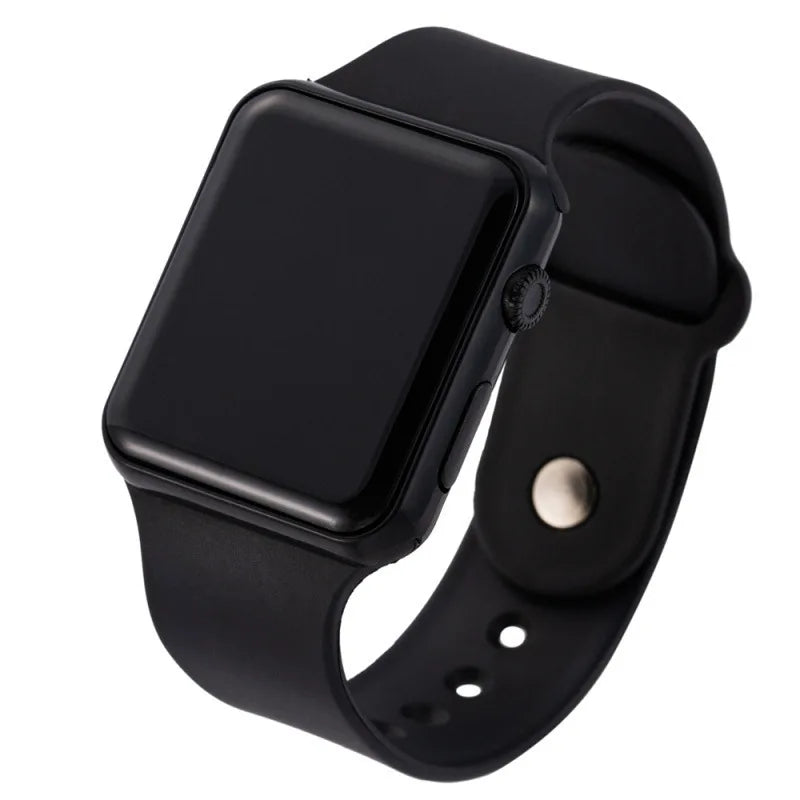 Orologio Digitale LED Unisex Sport — Cinturino in Silicone | Rosa, Nero, Argento, Oro