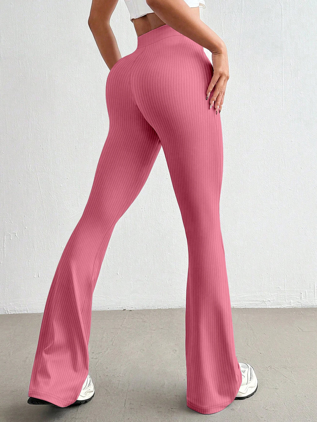 Pantaloni Flare a Vita Alta – uGlam