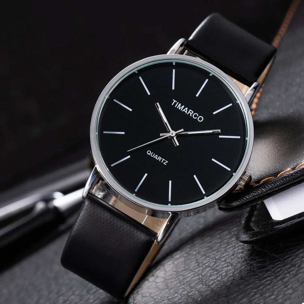 Orologio Donna Minimalista al Quarzo | Cinturino in Pelle — TINUORA