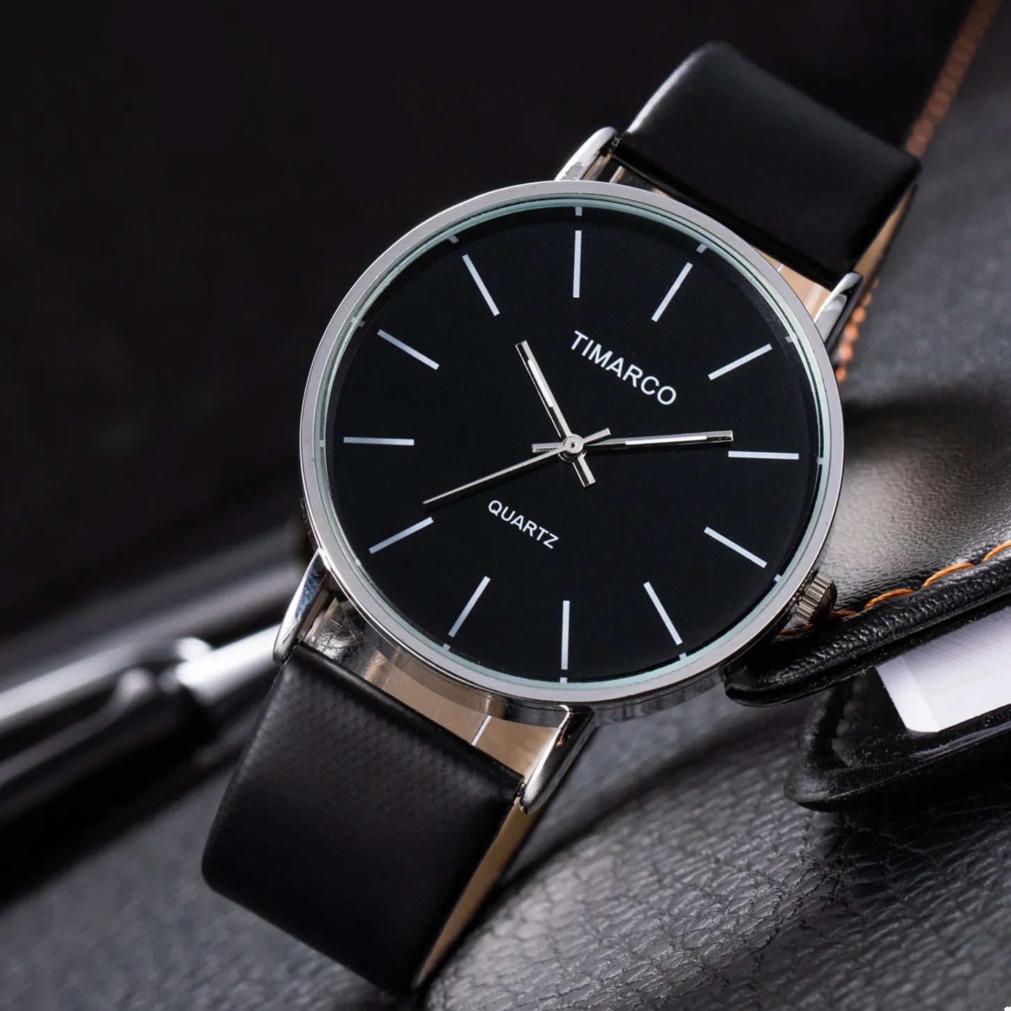 Orologio Donna Minimalista al Quarzo | Cinturino in Pelle — TINUORA