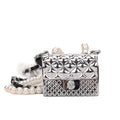 Mini dinner bags for women fashionable metal small box bag designer pearl chain shoulder bag clothing accessories crossbody bag
