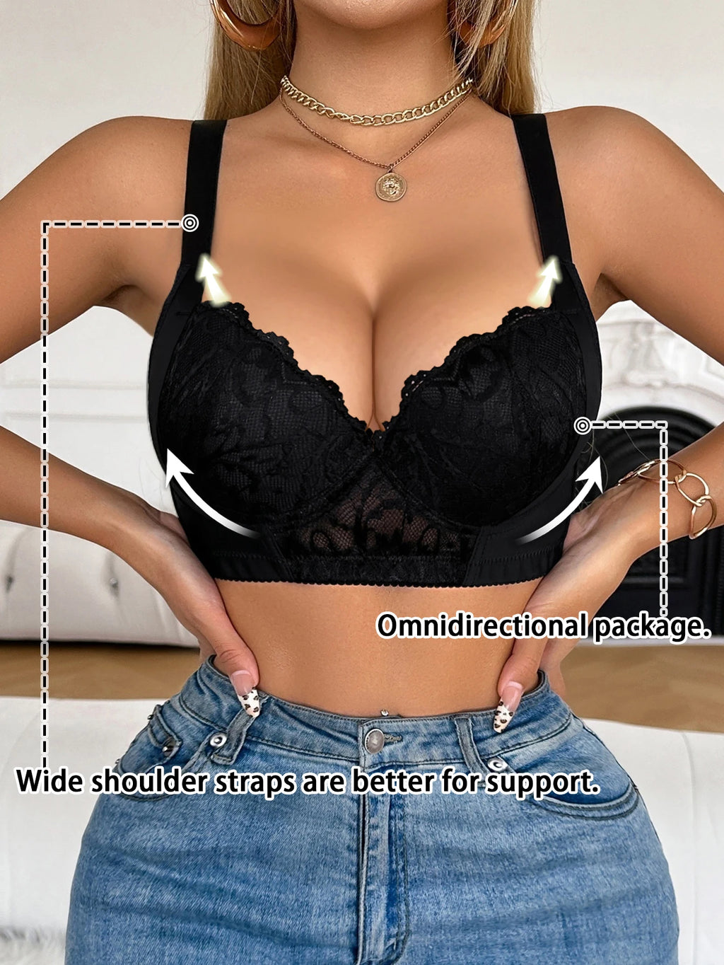 Reggiseno Push-Up Pizzo – uGlam