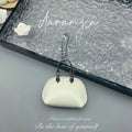 Mini Small Bag Exquisite Bag Pendant Chain Shell Bag Keychain Crossbody Bag Decoration Creative Gift DIY  Women Bag Accessarie
