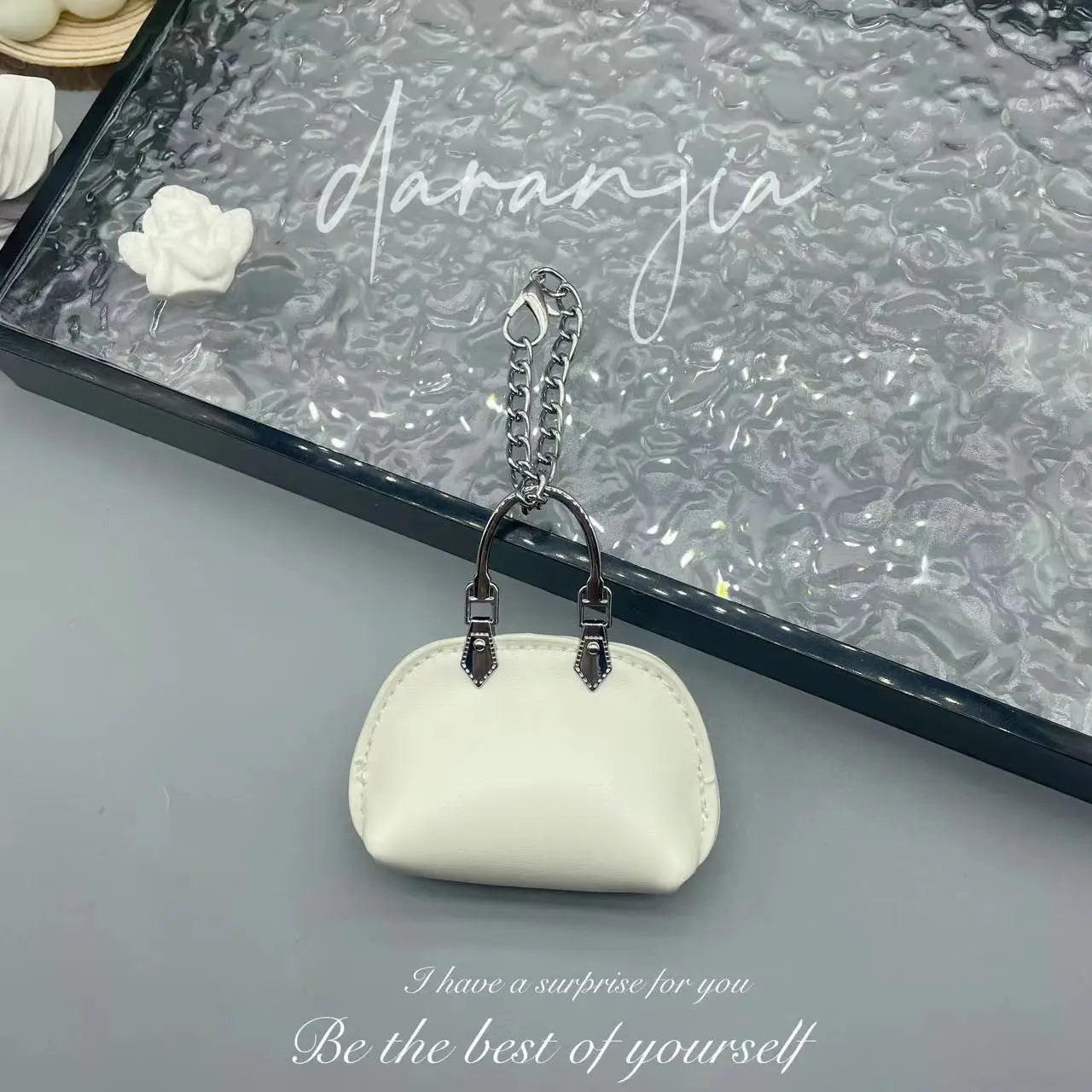 Mini Small Bag Exquisite Bag Pendant Chain Shell Bag Keychain Crossbody Bag Decoration Creative Gift DIY  Women Bag Accessarie