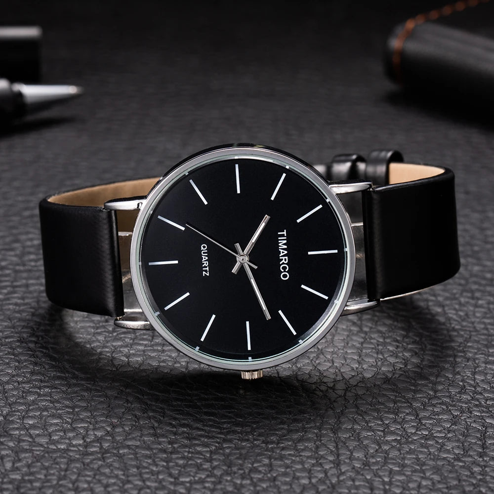 Orologio Donna Minimalista al Quarzo | Cinturino in Pelle — TINUORA