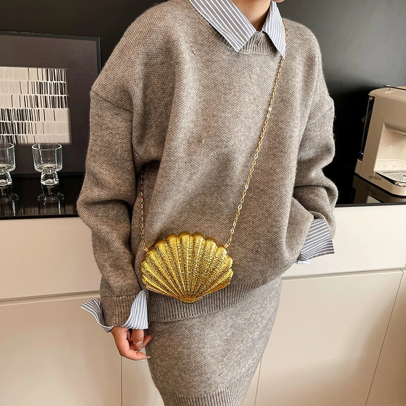 Gold Mini Crossbody Bag For Women 2025 New Fashion Lipstick Bag Luxury Designer Handbag And Coin Purse Silver Clutches