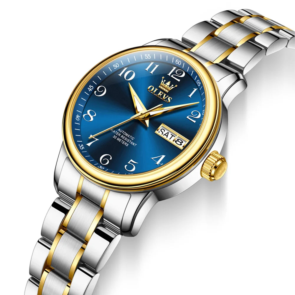 Orologio Donna OLEVS Automatico Meccanico Luxury | Acciaio Impermeabile Luminoso | uGlam