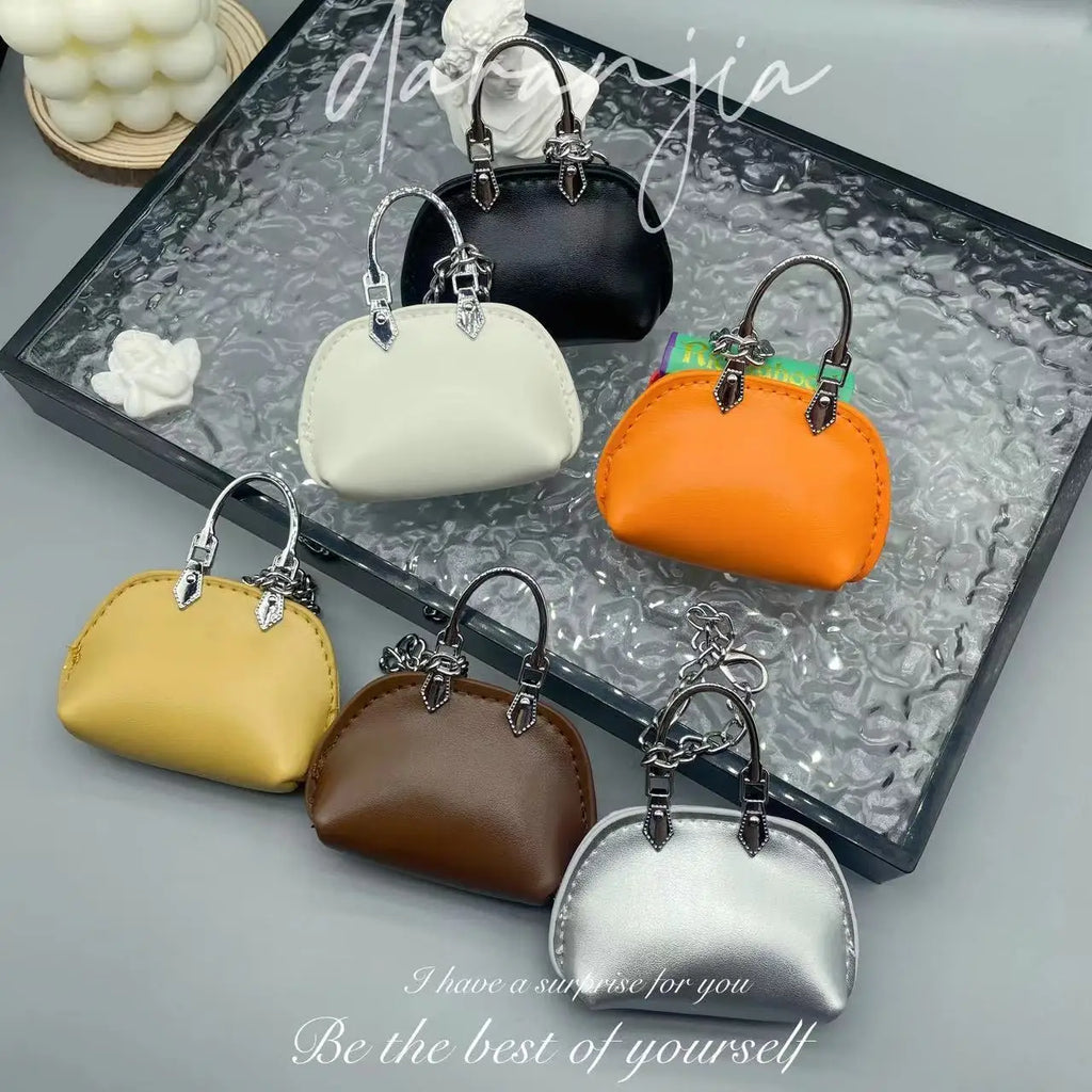 Mini Small Bag Exquisite Bag Pendant Chain Shell Bag Keychain Crossbody Bag Decoration Creative Gift DIY  Women Bag Accessarie